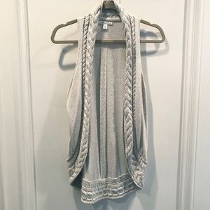 BANANA REPUBLIC Sand open sweater vest